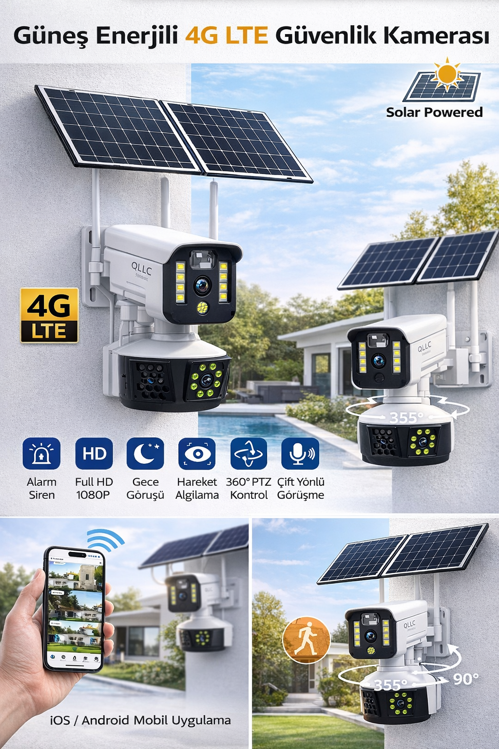 3 Lensli Solar Kamera