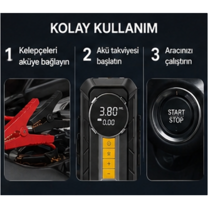 Auhma Akü Takviye+ Kompresör