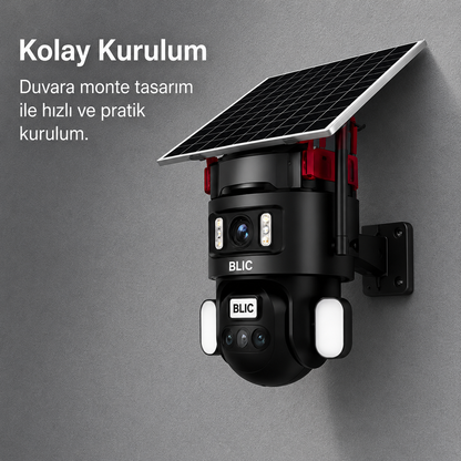 Sim Kartlı 3+3 MP Güvenlik Kamerası