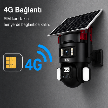 Sim Kartlı 3+3 MP Güvenlik Kamerası