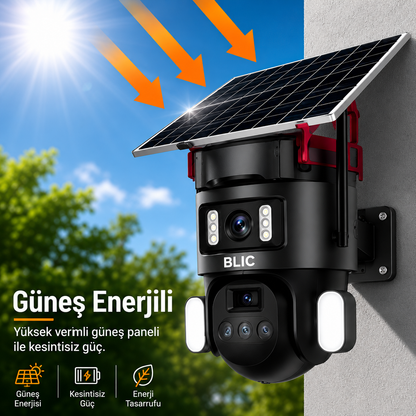 Sim Kartlı 3+3 MP Güvenlik Kamerası