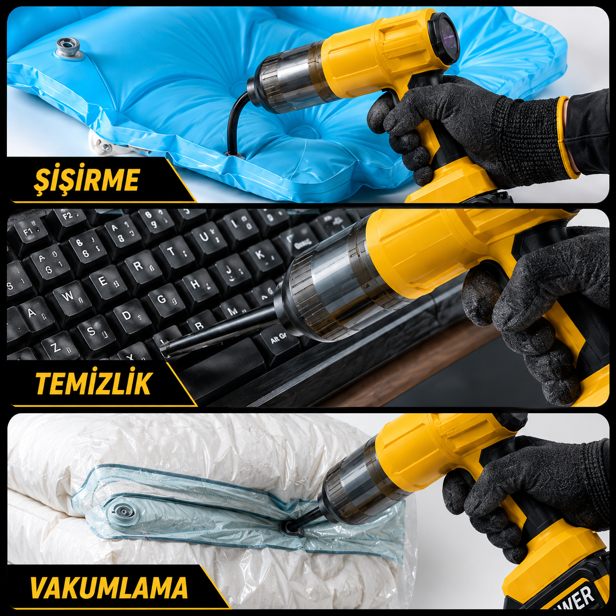 Çift Bataryalı 20.000 pA Araç Süpürgesi