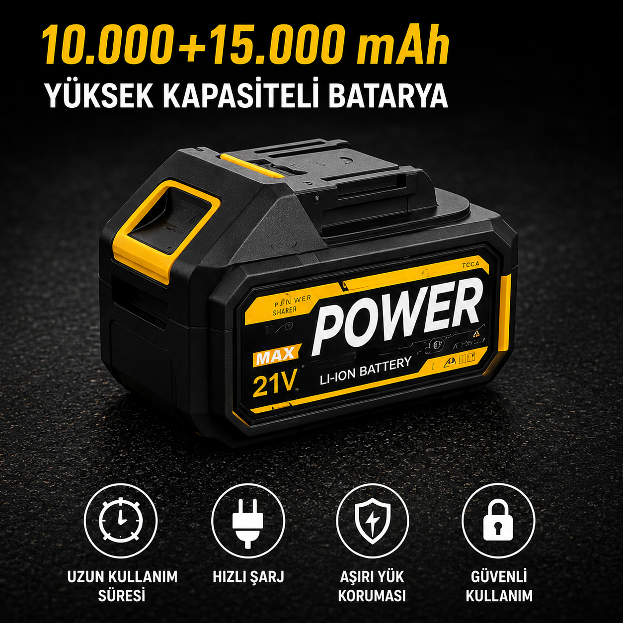 Çift Bataryalı 20.000 pA Araç Süpürgesi